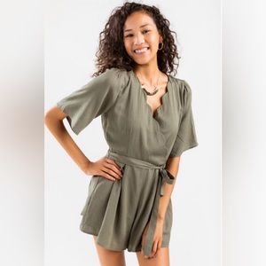 Francesca’s olive romper